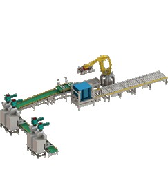 Línea de Producción de Paletización Automática
